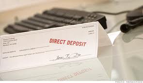 Direct deposit form